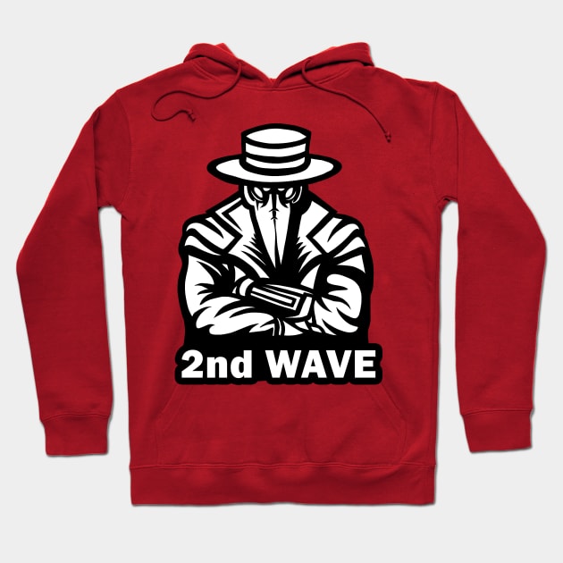 2nd Wave Coronavirus Hoodie by valentinahramov